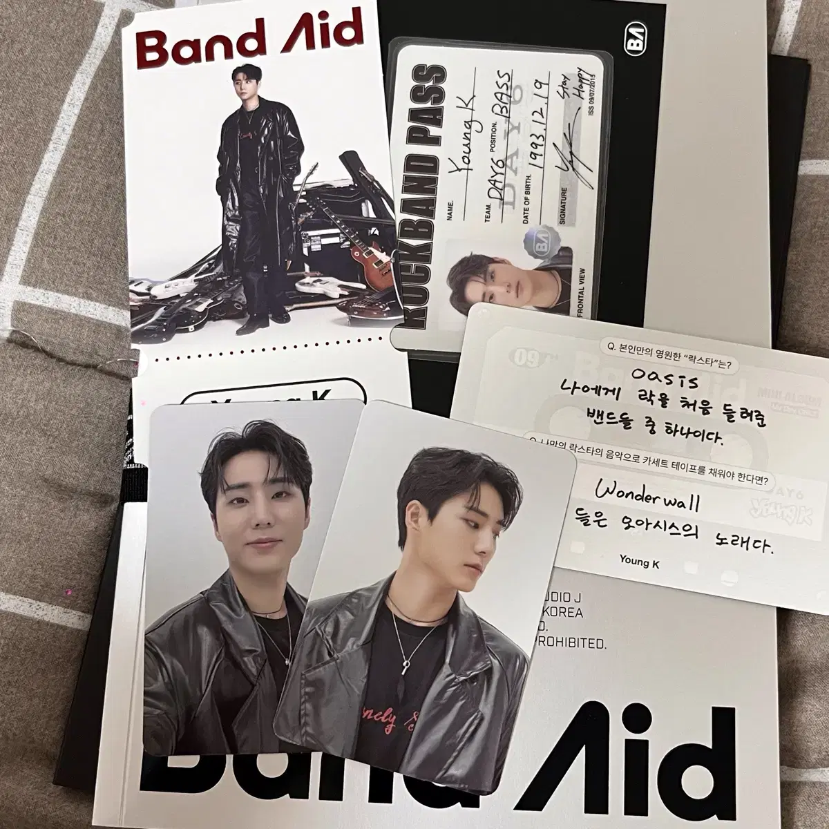 데이식스 BAND AID 앨범 영케이 풀셋